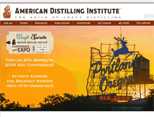 Tablet Screenshot of distilling.com